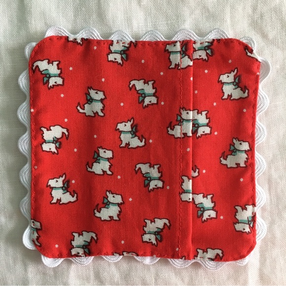 ✨Handmade Vintage-style Scottie Dog Coasters, set of 2✨ - Picture 7 of 13